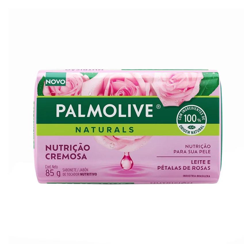 Palmolive Sabonete Naturals Hidrata e Perfuma 85g Embalagem com 12 unidades