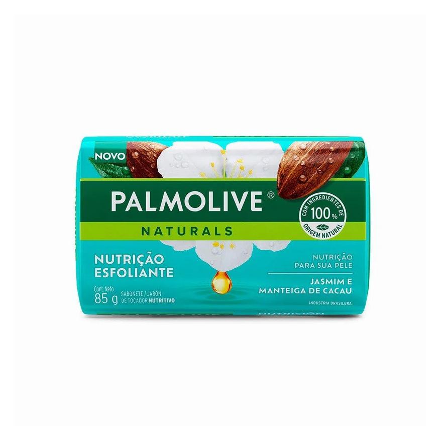 Palmolive Sabonete Naturals Esfoliação Delicada 85g Embalagem com 12 unidades