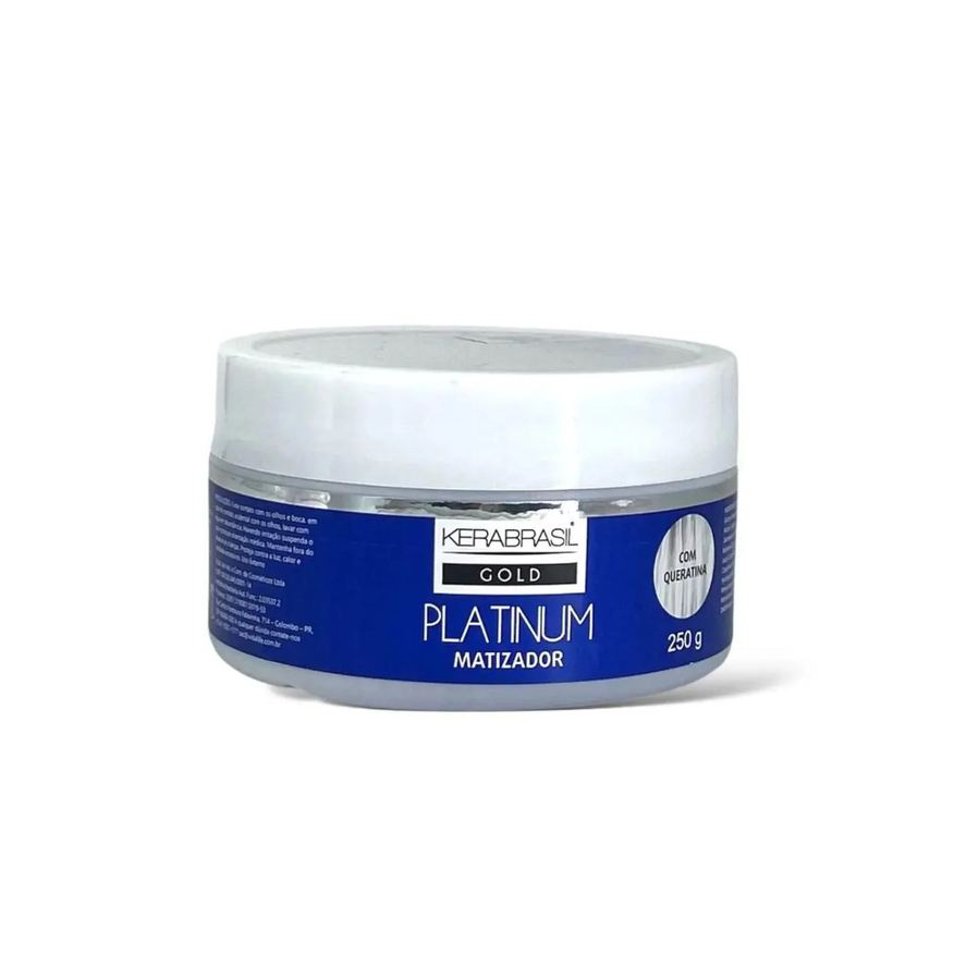 Kerabrasil Máscara Platinum Matizador Gold 250g
