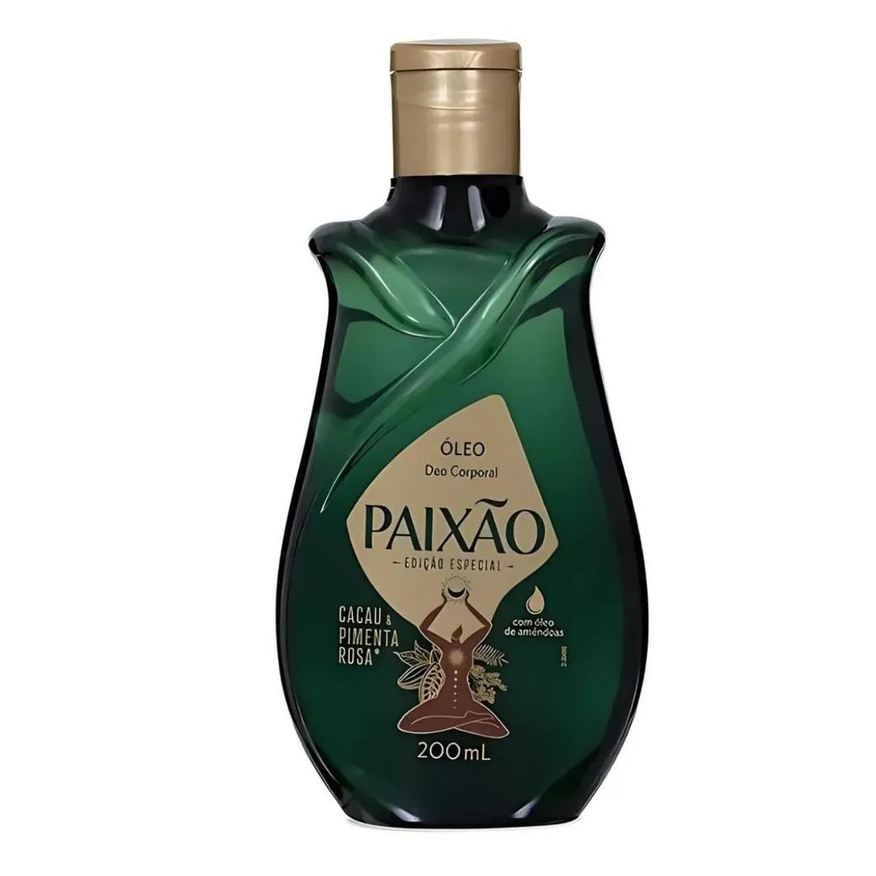 Paixão Óleo Deo Corporal Cacau e Pimenta Rosa 200ml