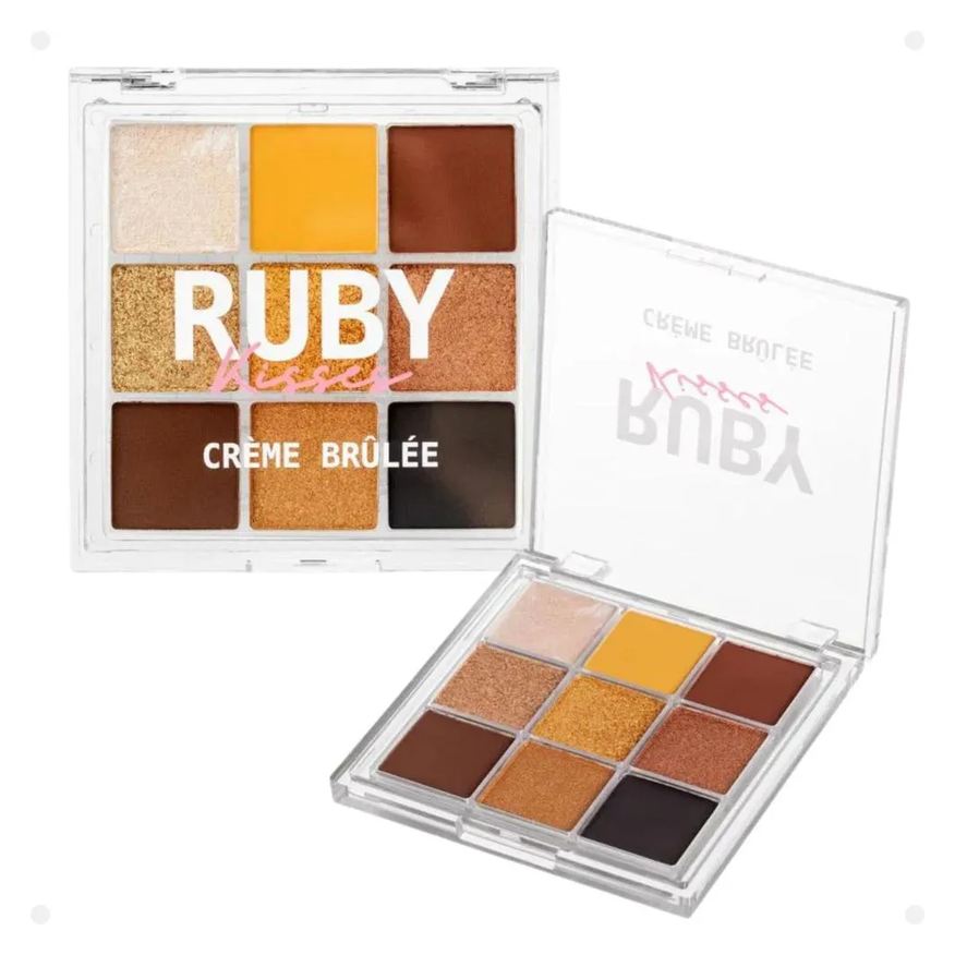 Kiss New York Paleta de Sombras Ruby Kisses Crème Brûlée Rmps16br