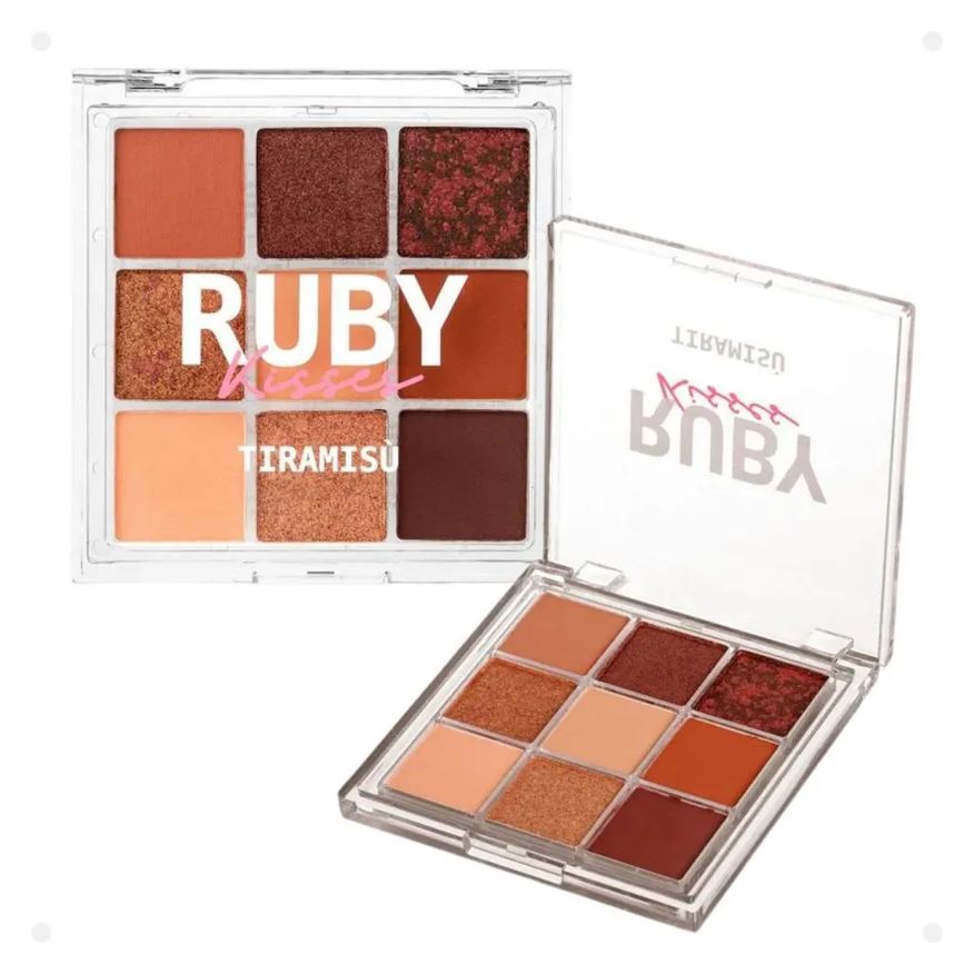 Kiss New York Paleta de Sombras Ruby Kisses Tiramisù Rmps14br