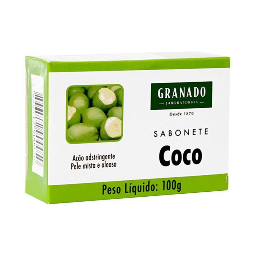 Granado Sabonete Coco 100g Embalagem com 12 unidades