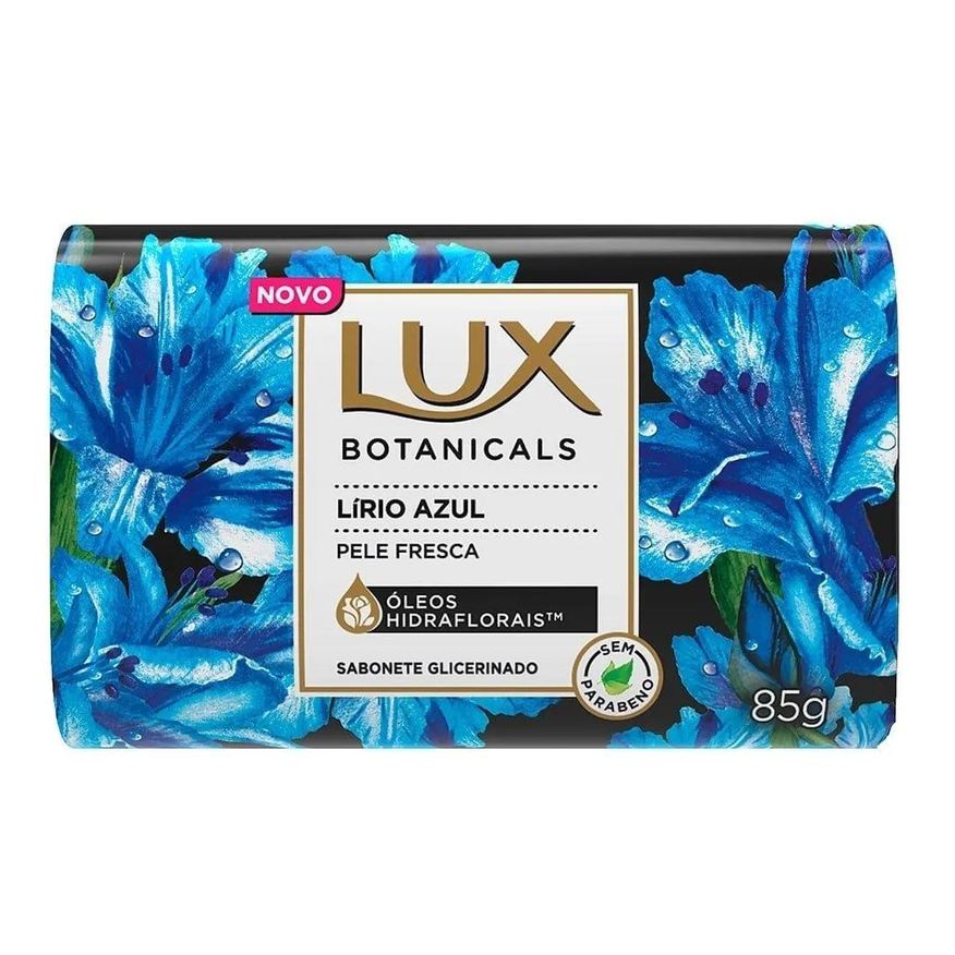 Lux Sabonete Botanicals Lírio Azul 85g Embalagem com 12 unidades
