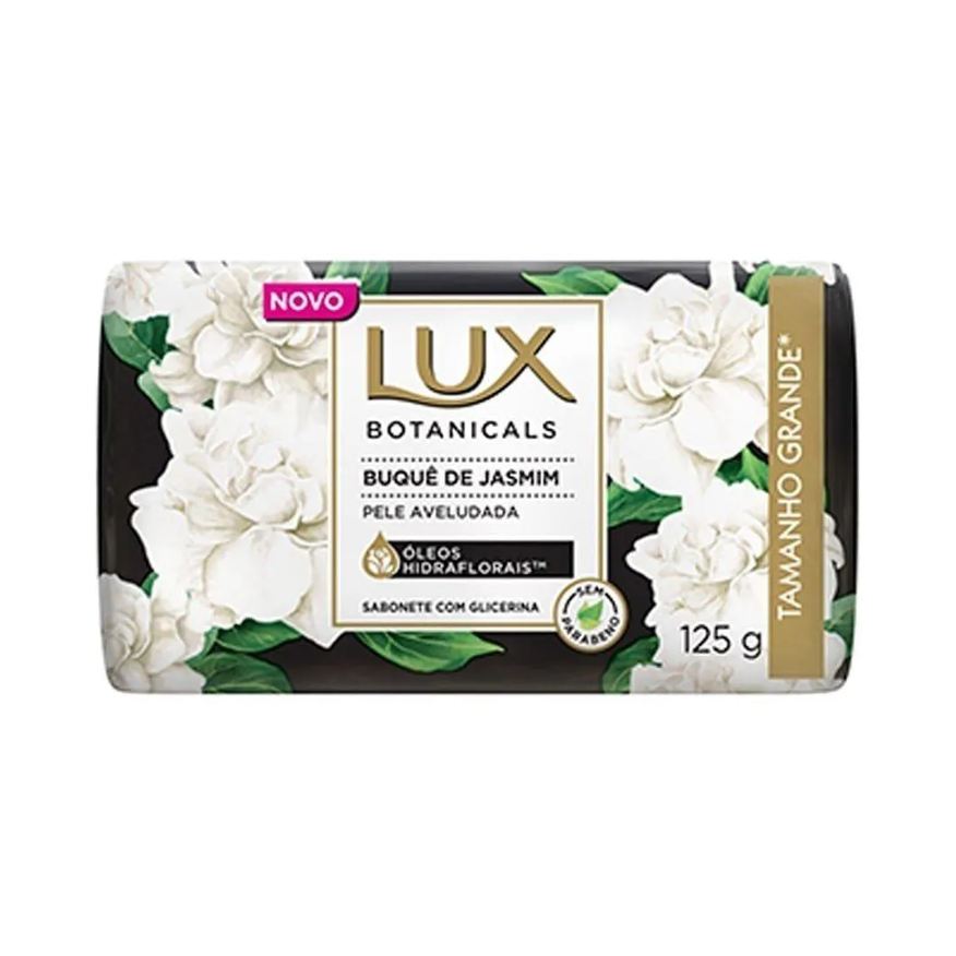 Lux Sabonete Botanicals Buquê de Jasmim 125g Embalagem com 12 unidades