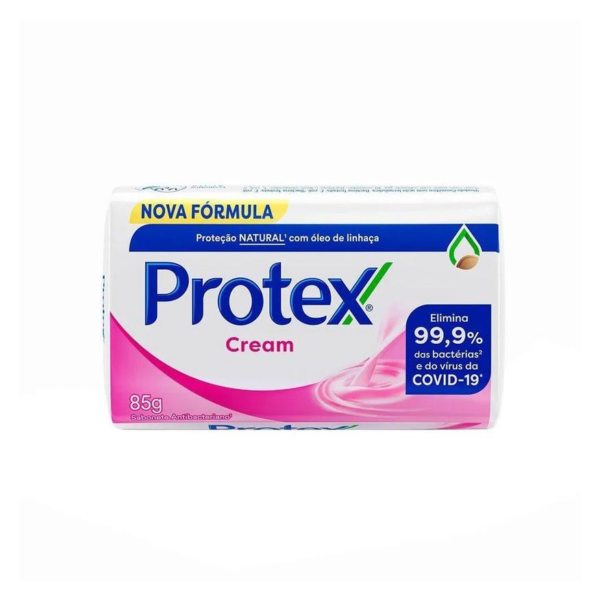 Protex Sabonete Cream Antibacteriano 85g Embalagem com 12 unidades