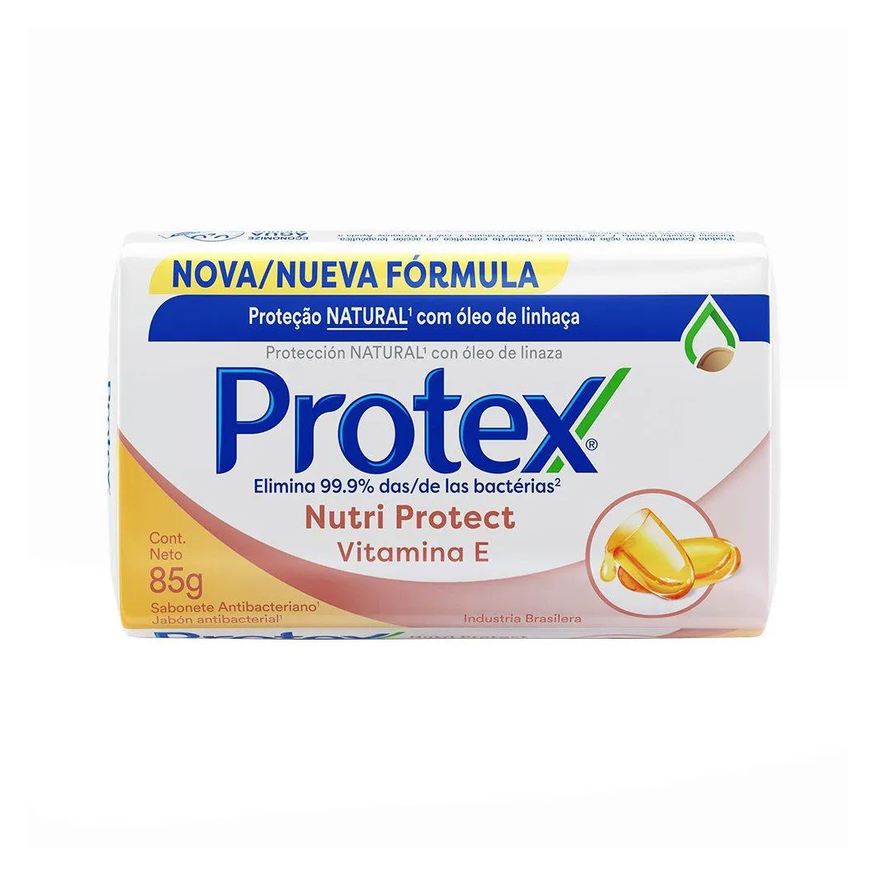 Protex Sabonete Vitamina e Antibacteriano 85g Embalagem com 12 unidades