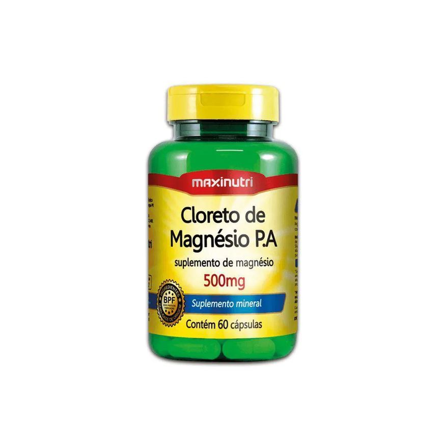 Maxinutri Cloreto de Magnésio 500mg 60 Cápsulas