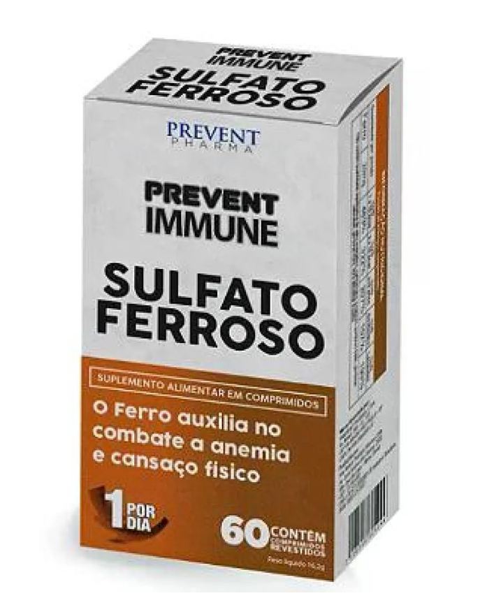 Prevent Pharma Sulfato Ferroso 60 Cápsulas