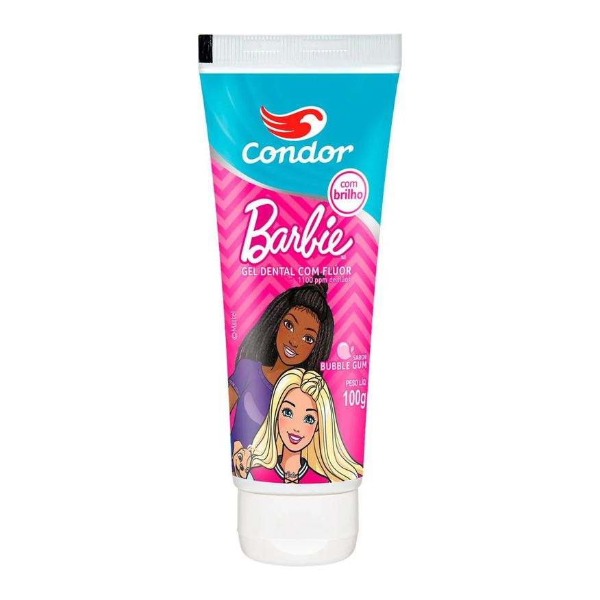 Condor Gel Dental Kids Barbie Bubble Gum 100g
