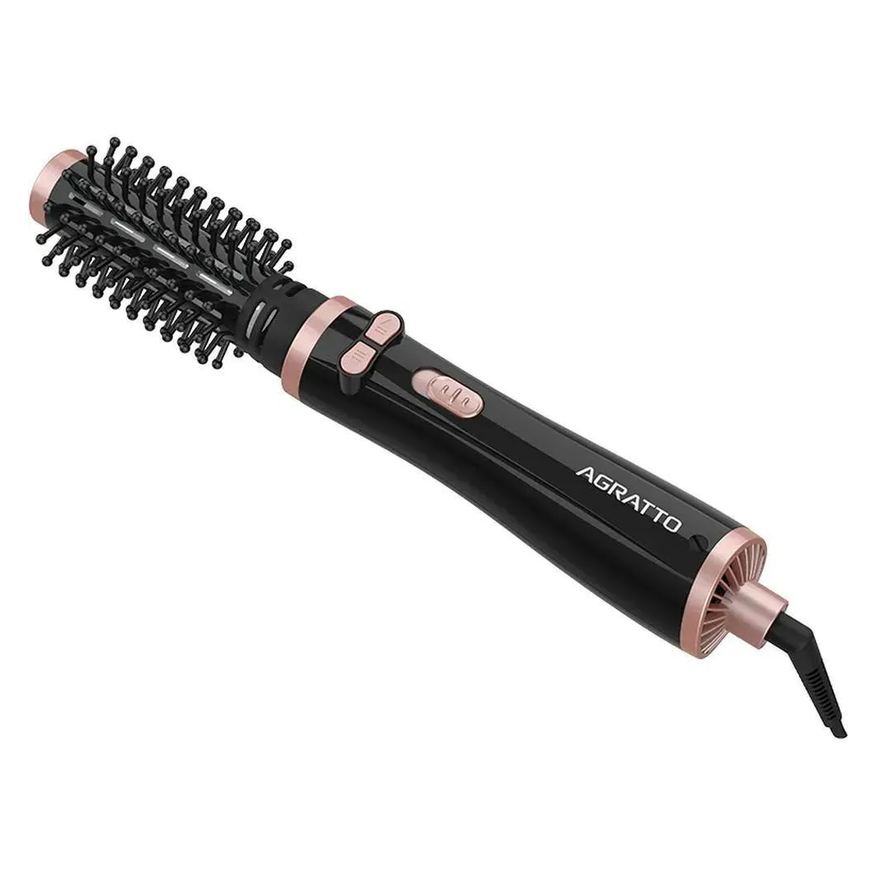 Agratto Escova de Cabelo Rotativa Della 1200w Preta Ecr-03 Bivolt