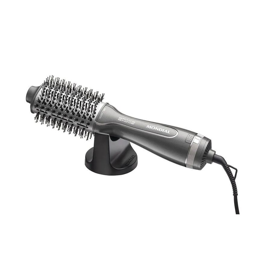 Secadora Escova Space Shine Mondial Grafite 1300w Es-20 Bivolt