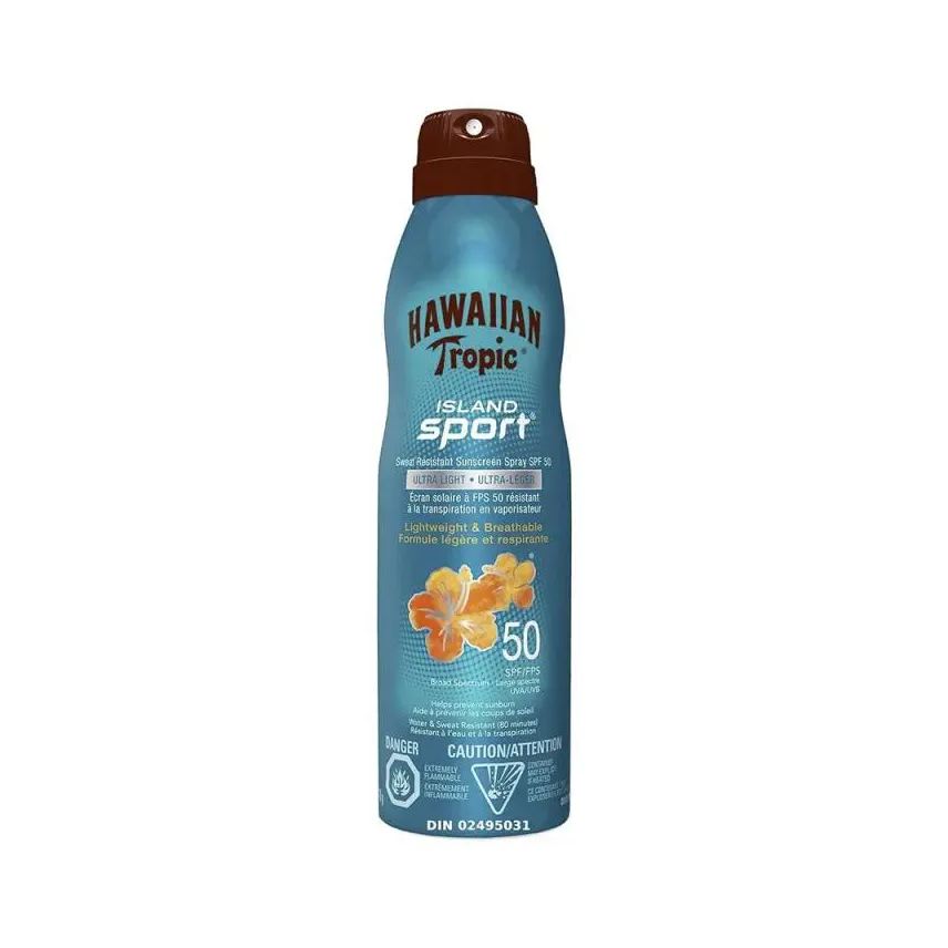 Hawaiian Tropic Sport Spray Fps 50 Protetor Solar 220ml 180ml