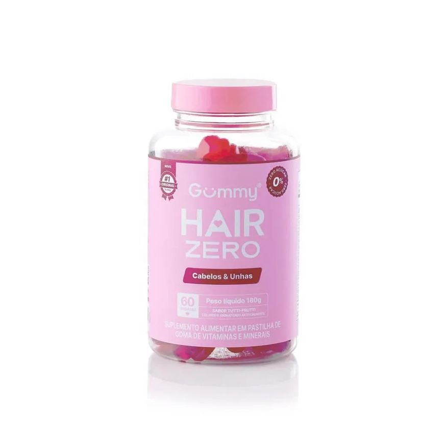 Gummy Hair Zero ( 60 Gomas) - Tutti Frutti