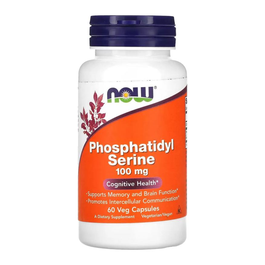 Now Foods Fosfatidilserina 100mg 60 Capsulas Veganas