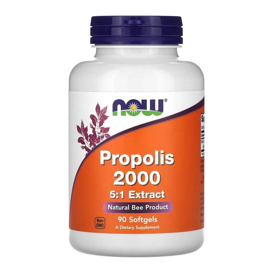 NOW FOODS PRóPOLIS 2000 5:1 EXTRATO 90 SOFTGELS