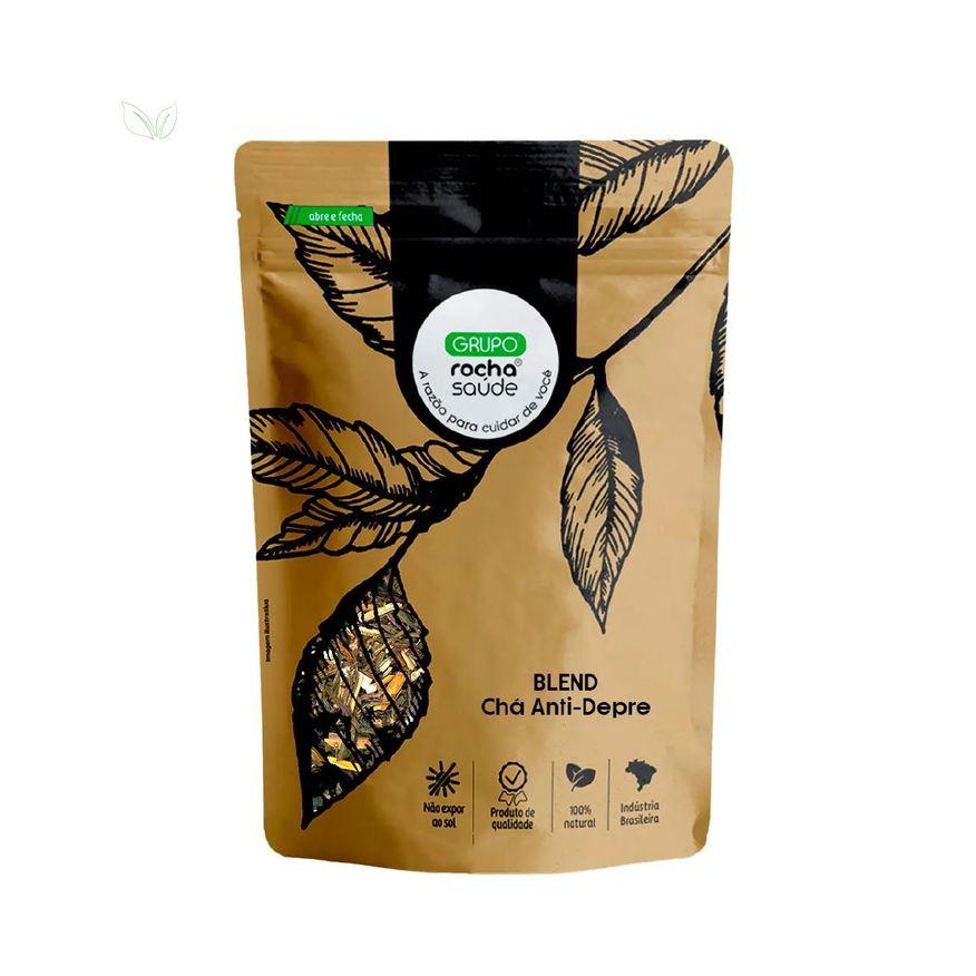 Grupo Rocha Saúde Blend Chá Antidepre 100% Natural 30g