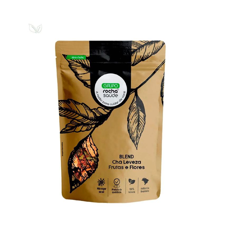 Grupo Rocha Saúde Blend Chá Leveza Frutas e Flores 100% Natural 30g
