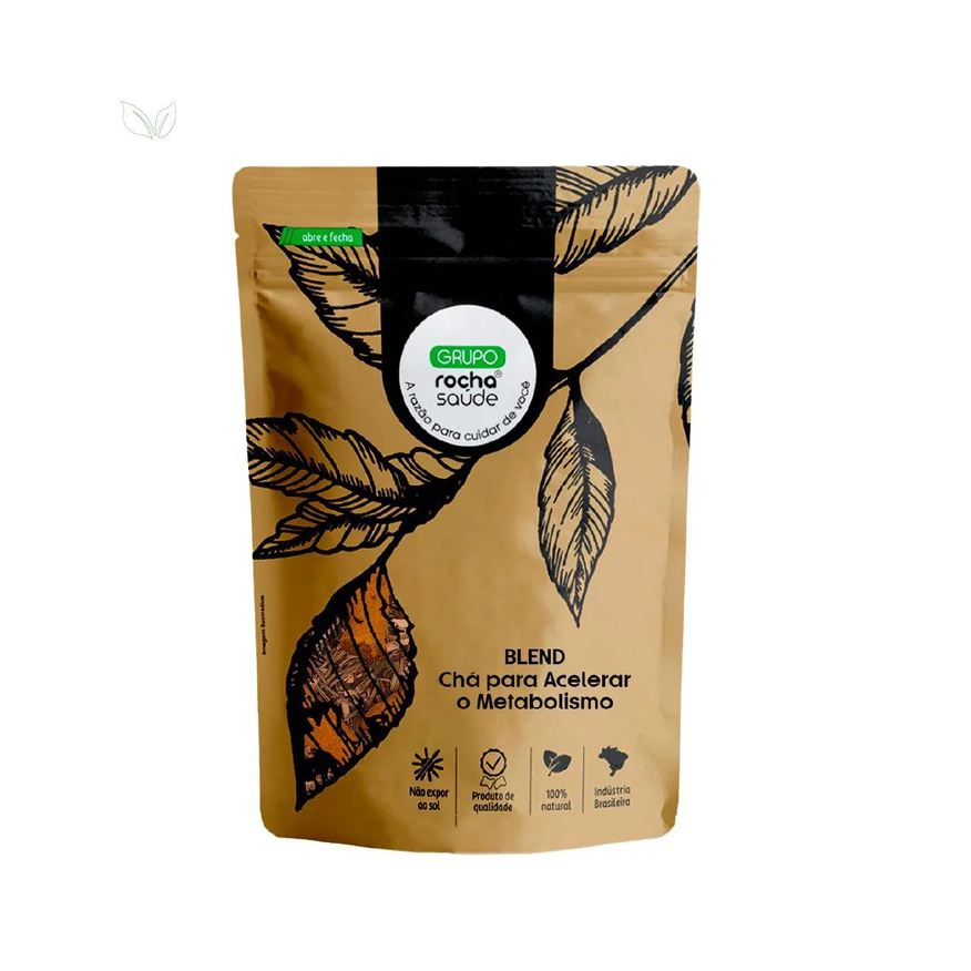 Grupo Rocha Saúde Blend Chá para Acelerar O Metabolismo 100% Natural 30g