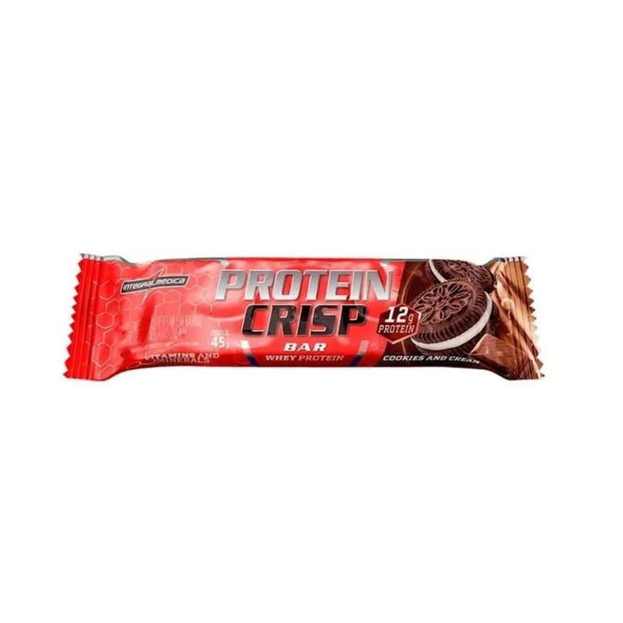 Health Time Nutrition Crisp Bar (45g) - Sabor: Cookies And Cream