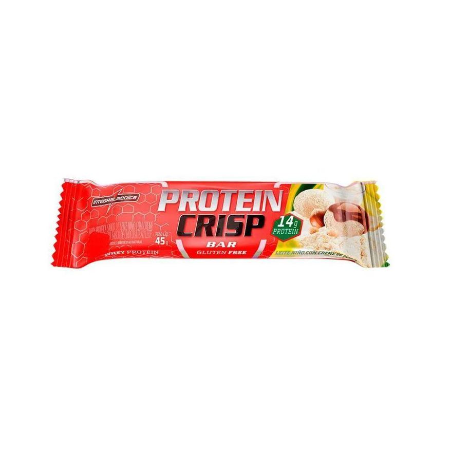 Health Time Nutrition Crisp Bar (45g) - Sabor: Leite Ninõ C- Creme de Avelã