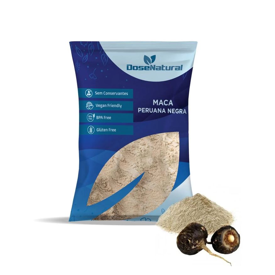 DoseNatural Maca Peruana Negra Premium 100% Pura Importada 250g