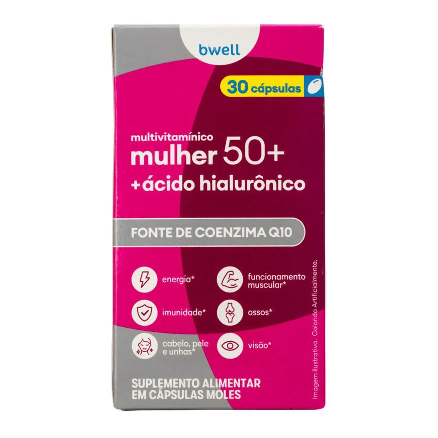 bwell Polivitamínico Mulher Senior 50+ 30 Cápsulas