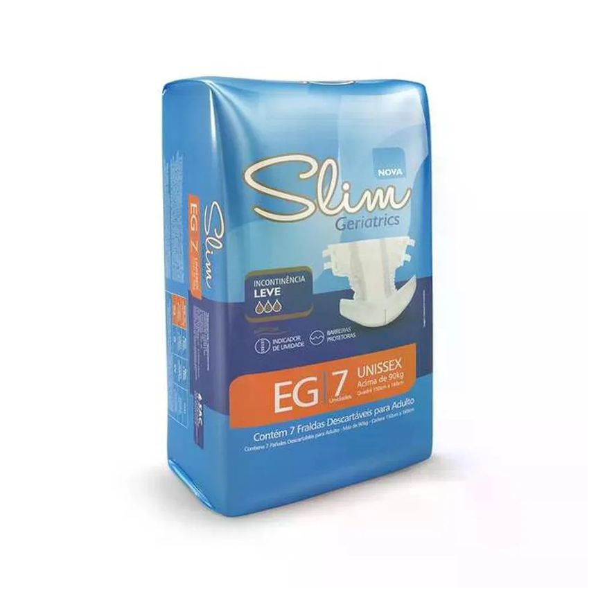 Slim Fralda Geriatri Cs Eg C/07