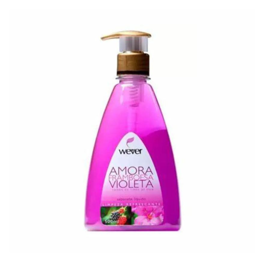 Wever Ind E Com De Cosmeticos Ltda Sabonete Liquido Wever Amora Framboesa 500ml