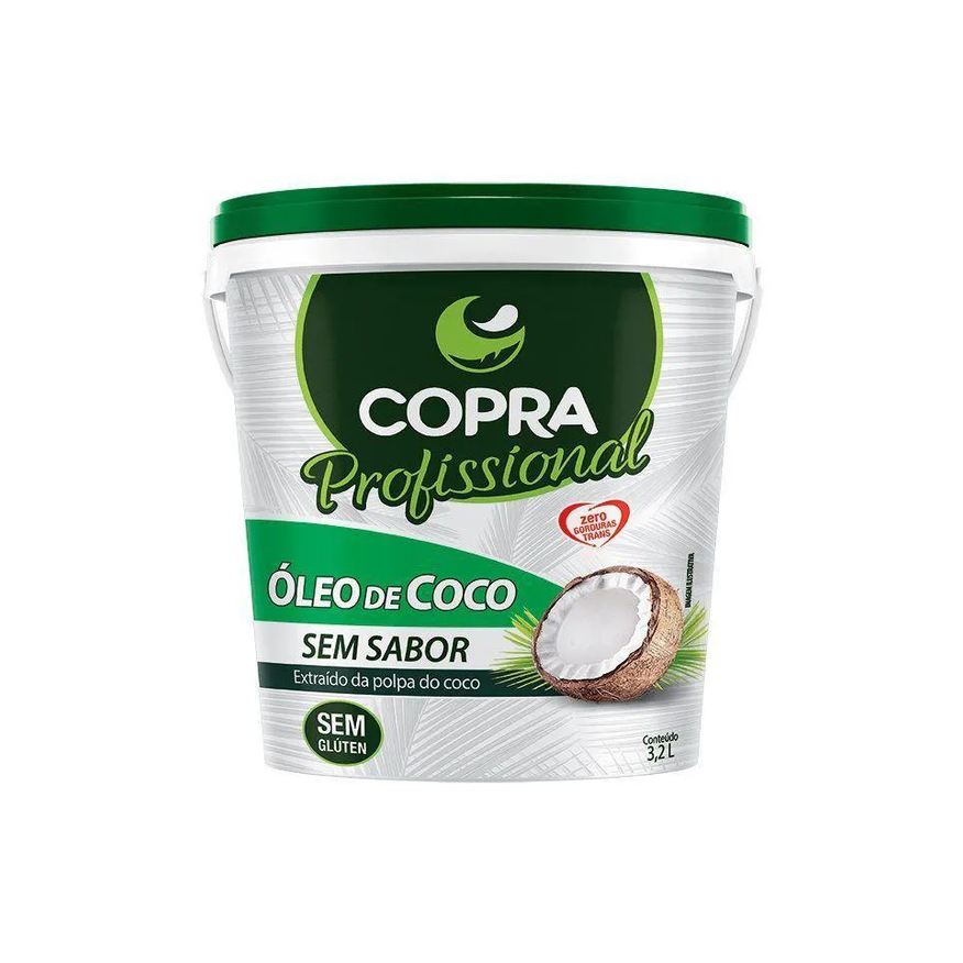 Copra Óleo de Coco sem Sabor Balde 3,2kg