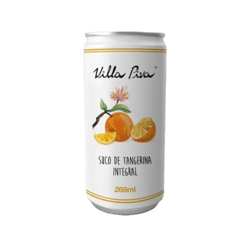 Villa Piva Suco de Tangerina Integral Sem Açúcar Lata 269ml