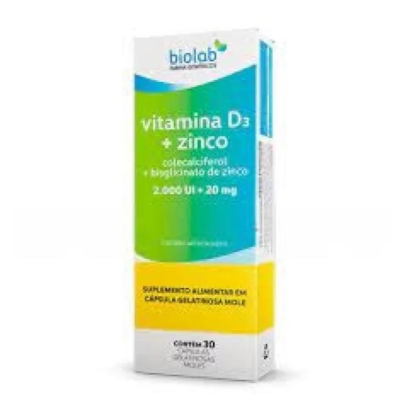 Biolab Vitamina D 2000 Ui + Zinco 20mg 30cpr