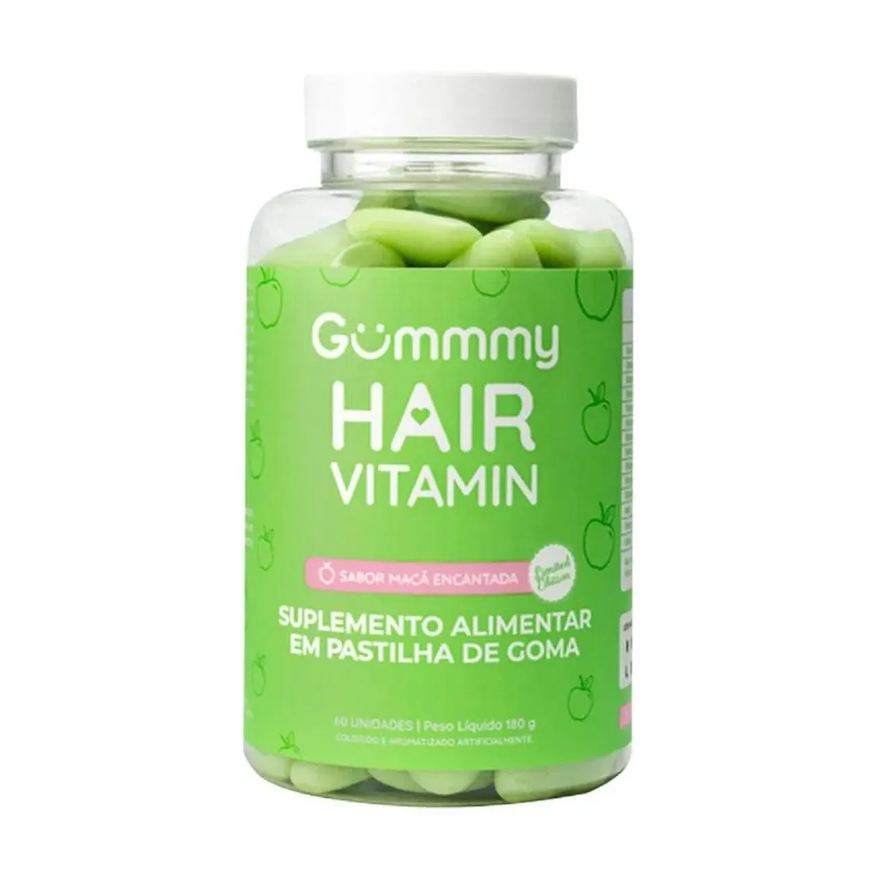 Florestal Gummy Hair Vitamina Sabor Maçã Encantada 60 Gomas - Gummy