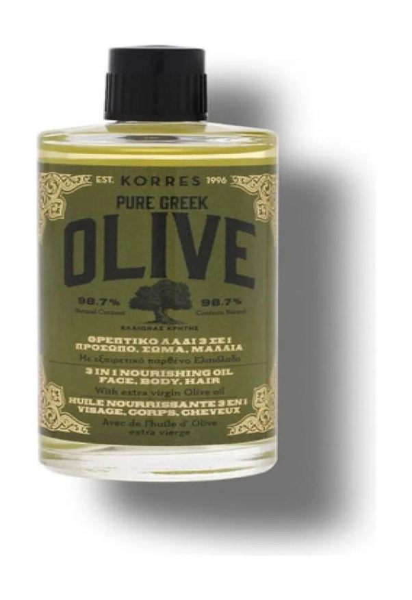 Korres Pure Greek Olive Óleo Nutritivo 3 em 1 100ml