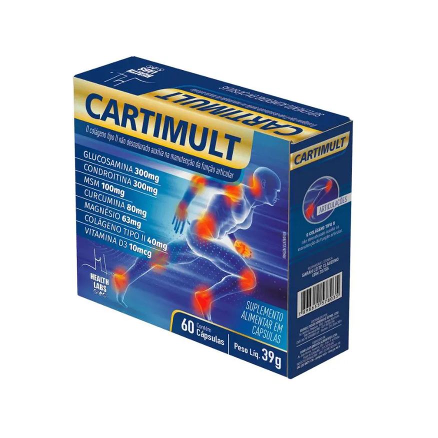 Health Labs Colágeno Cartmulti 60 cápsulas