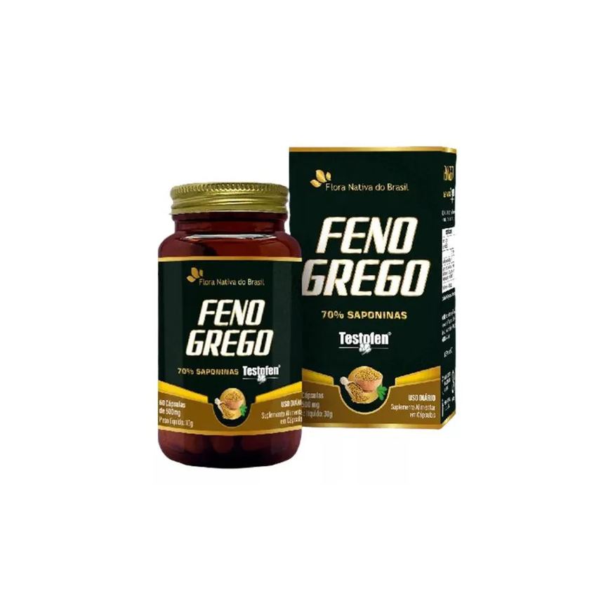 Flora Nativa Do Brasil Suplemento Feno Grego 60 cápsulas 500mg sem Sabor