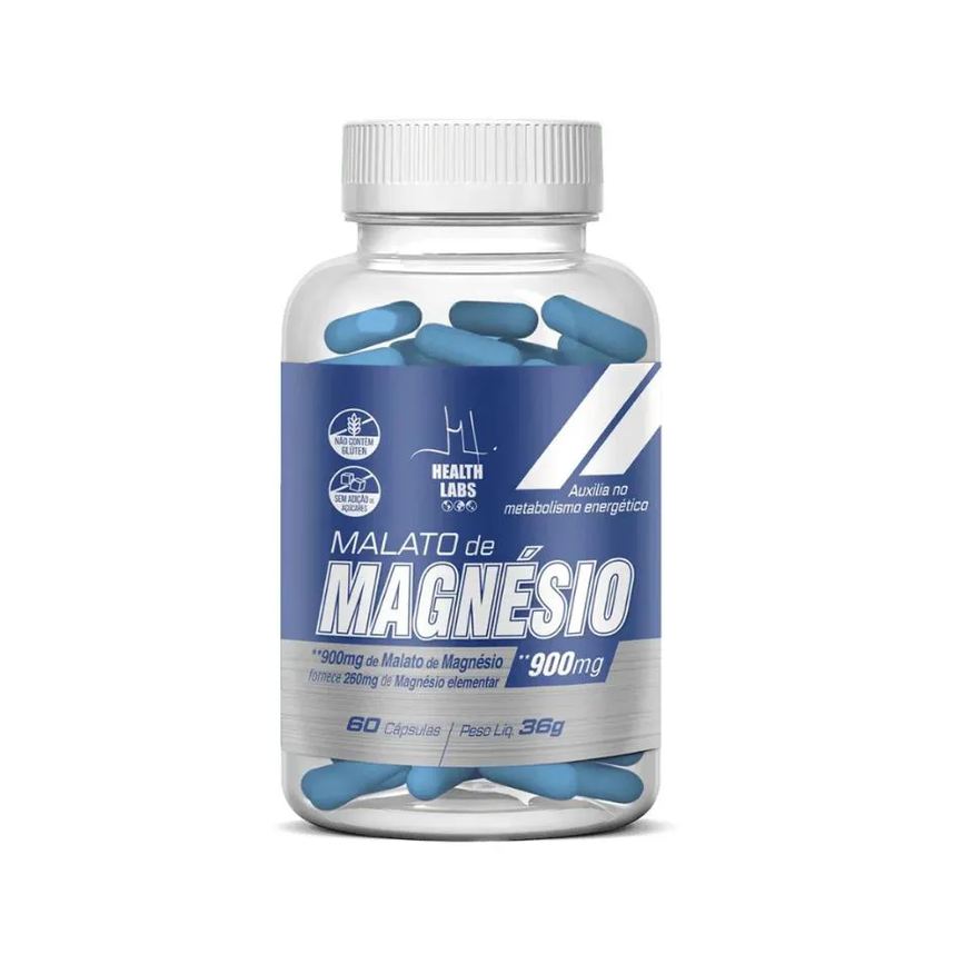Health Labs Malato Magnésio 60 cápsulas