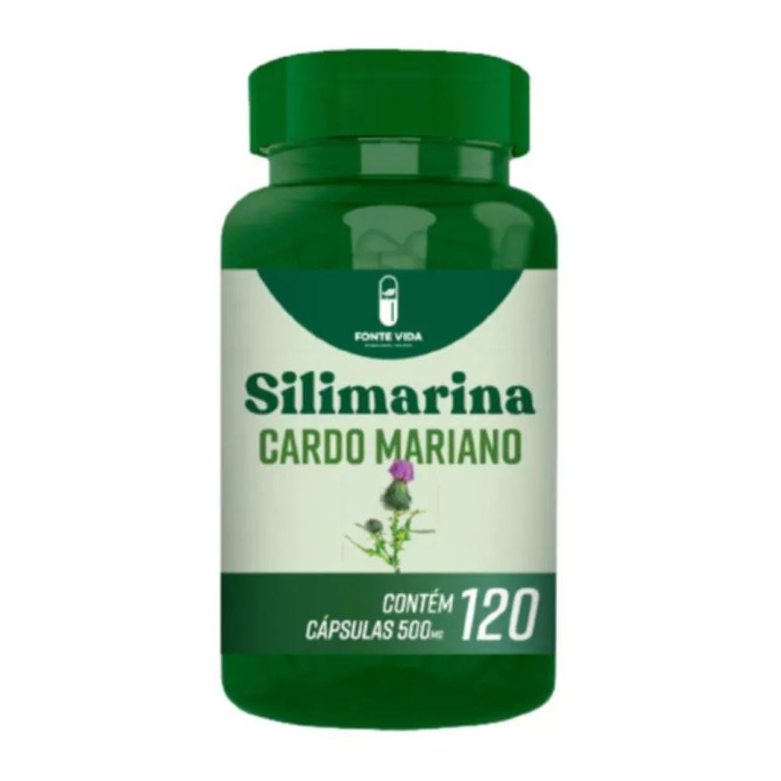 Laboratório Fonte Vida Silimaria Natural Vegano 500mg 120 Capsulas (fonte Vida).