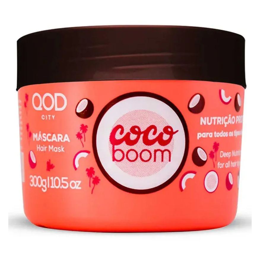 Qod Barber Shop Máscara Capilar Coco Boom 300g - Qod City