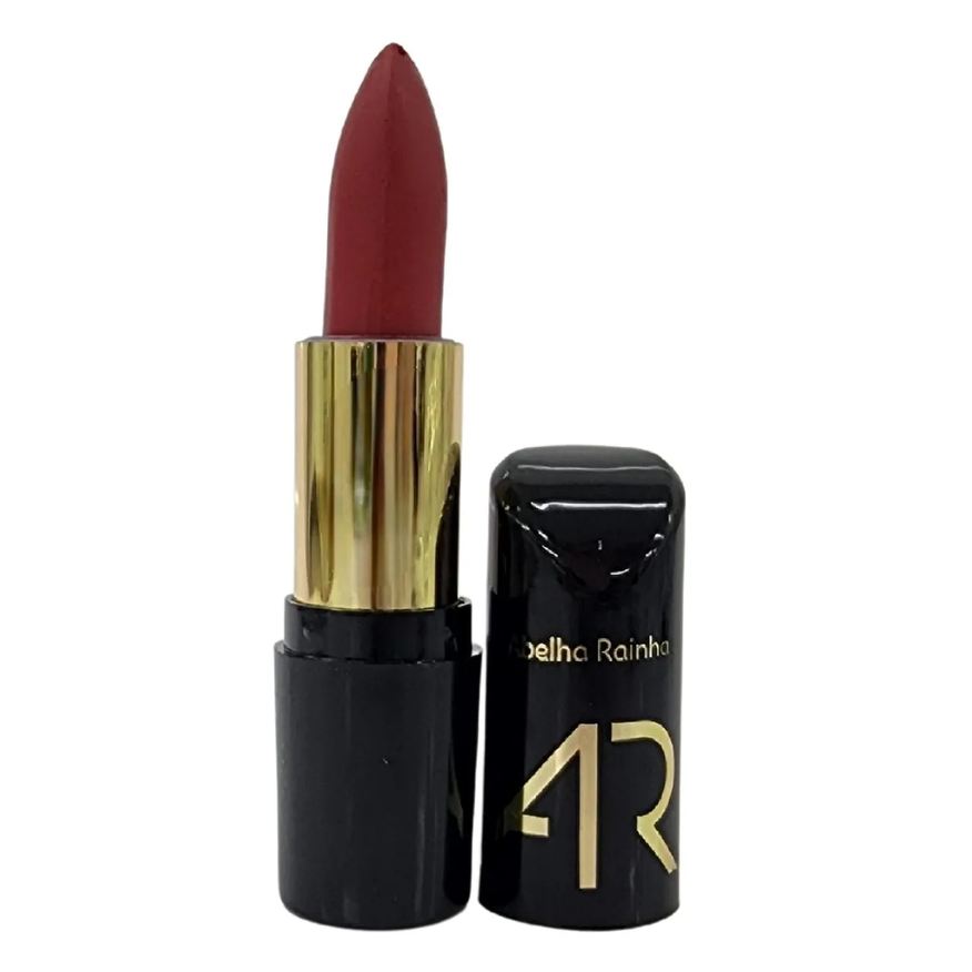 Abelha Rainha Batom Ácido Hialurônico Vermelho Ousado Fps 15 Ar Maquiagem 3,8g
