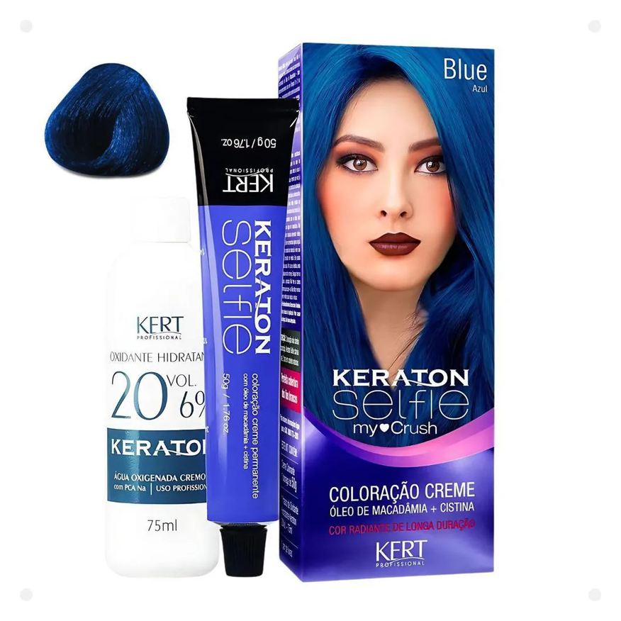 Kert Coloração Creme Keraton Selfie My Crush Blue