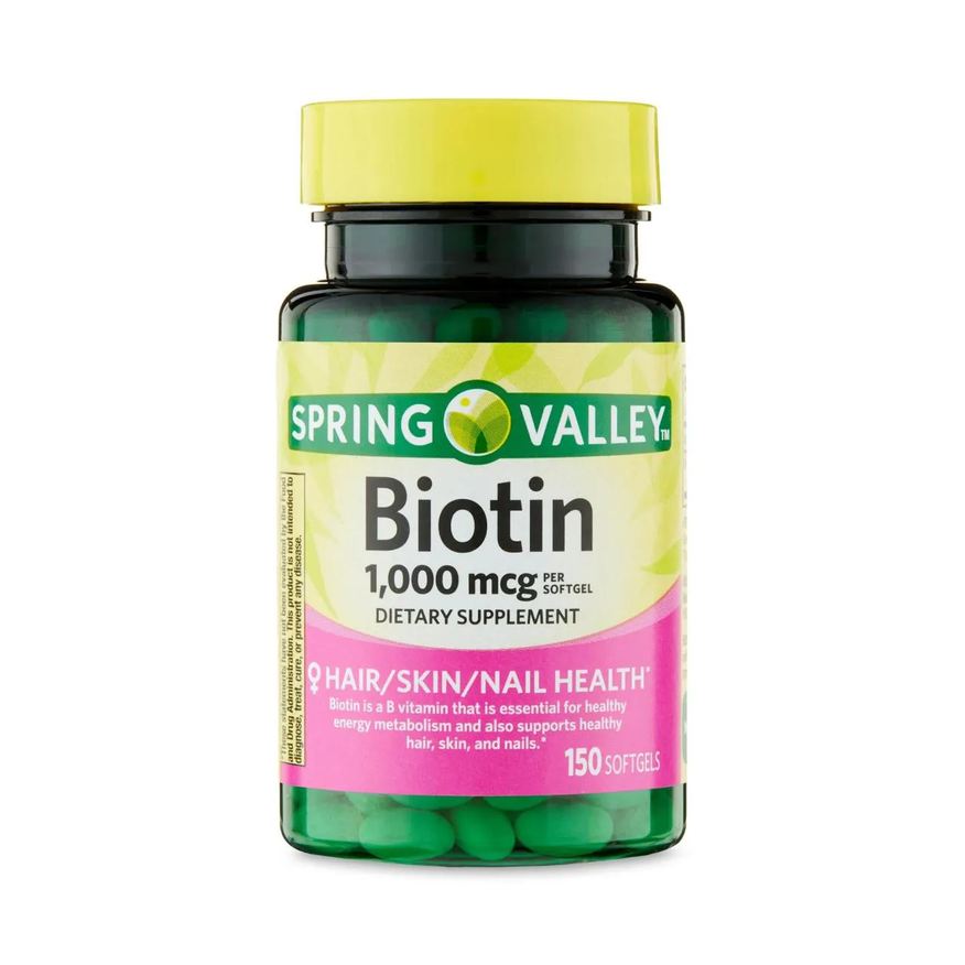Spring Valley Biotina 1.000mcg 150 Softgel