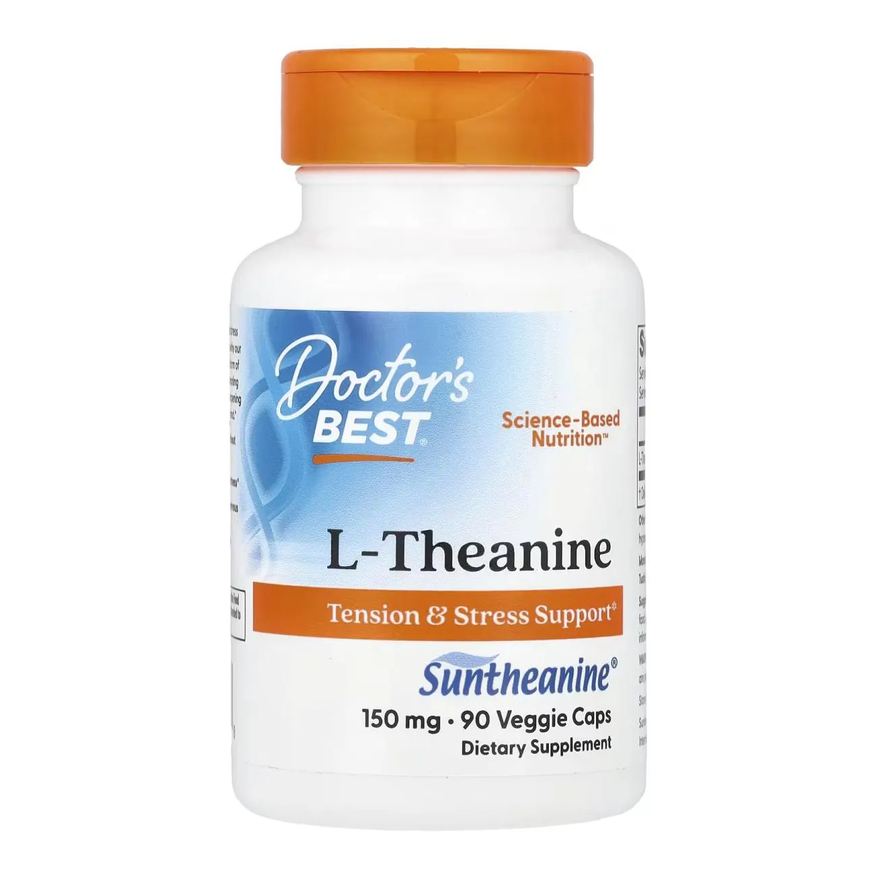 Doctor's Best Teanina com Suntheanine 150mg 90 Capsulas