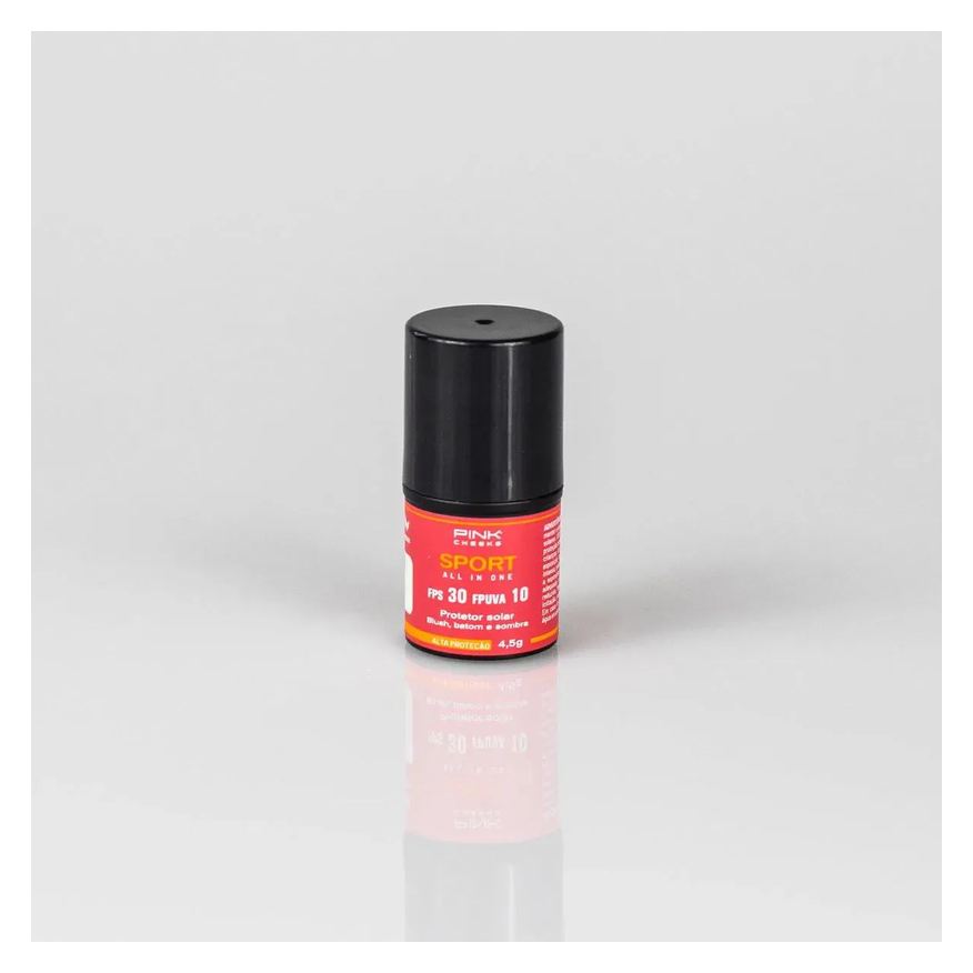 Pink Cheeks Blush em Bastão com Proteção Solar Fps30 / Soft Peach All In One