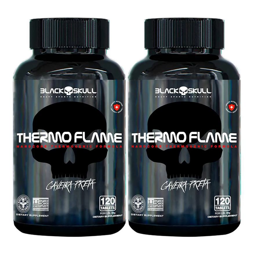 Black Skull 2x Thermo Flame 120 Tabletes