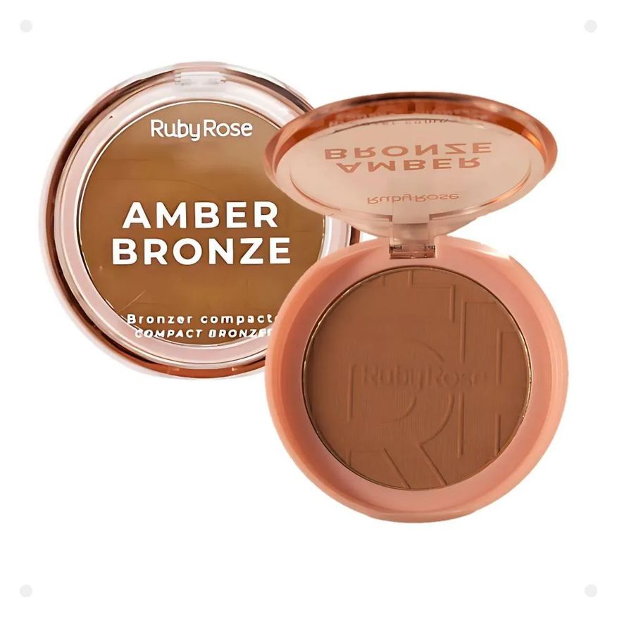 Ruby Rose Bronzer Compacto Amber Bronze Sunburst Hb-m202-3