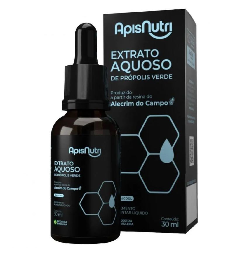 Apisnutri Extrato de Própolis Verde Aquoso (30ml) - Padrão: Único