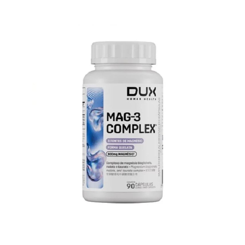 Dux Mag-3 Complex (90 Cápsulas) - Padrão: Único