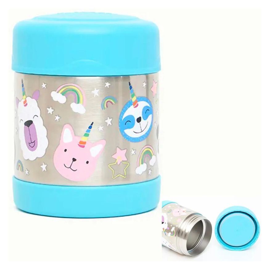 Thermos Pote Térmico Funtainer Unicornio Colorido - 290ml