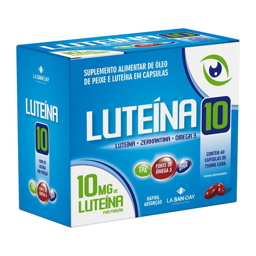 La San Day Luteína + Ômega 3 - 60 cápsulas